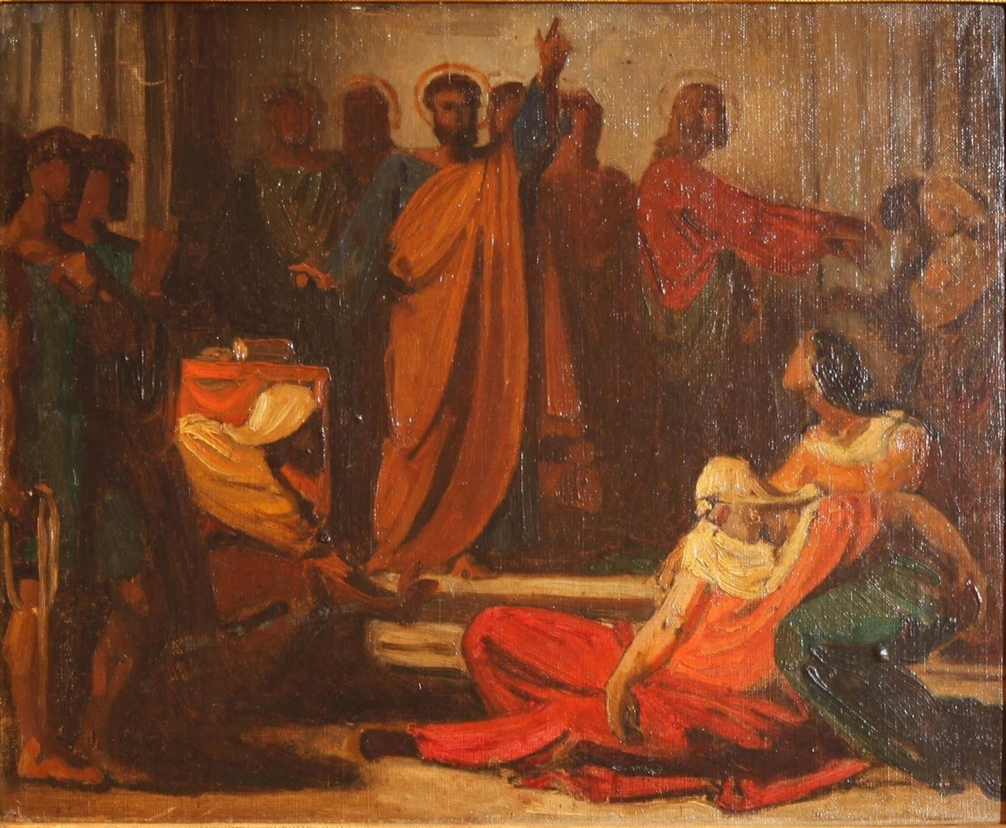 Léon Bonnat - La morte di Saffira, Musée Bonnat, Helleu, Bayonne